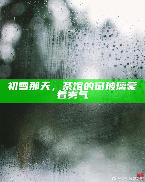 初雪那天，茶馆的窗玻璃蒙着雾气